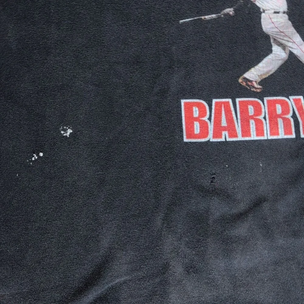 VTG Barry Bonds #25 SF Giants T Shirt Thanks For The Memories Mens 2XL